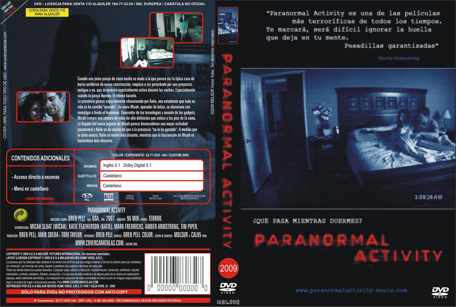 Coleccionista ,Peliculas ,Trailer's Actividad Paranormal