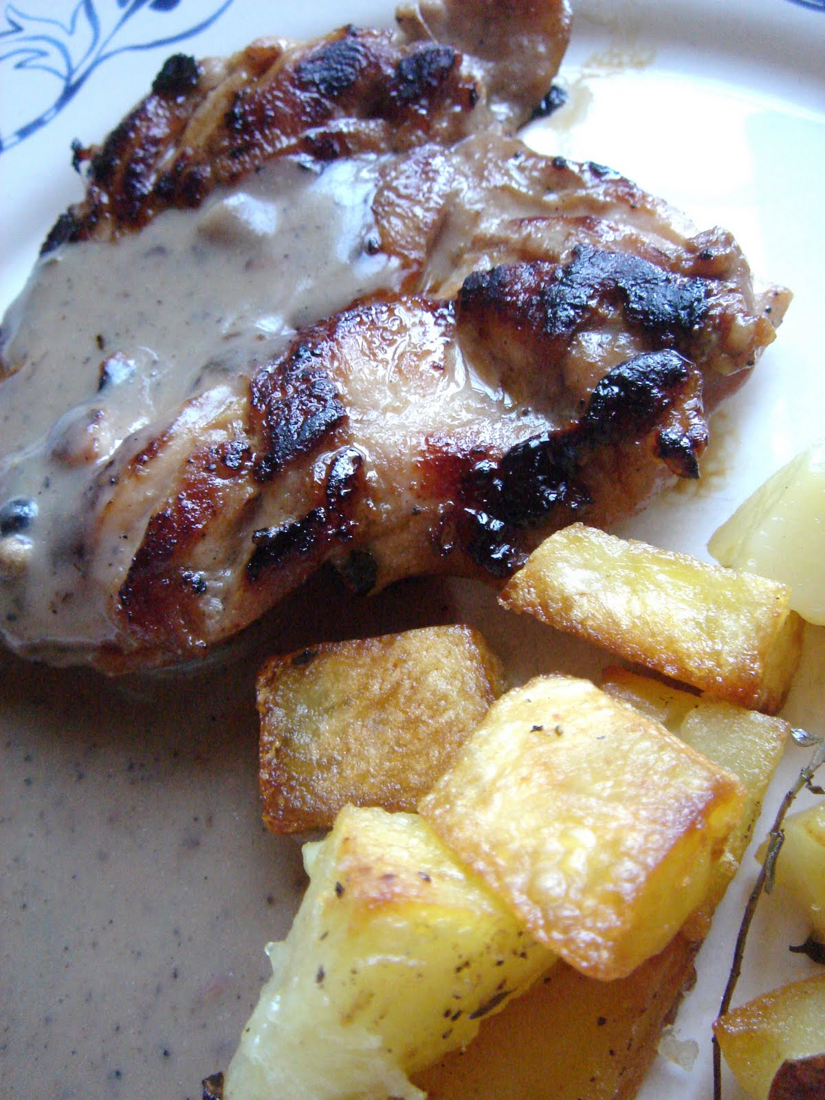 East meets West Grilled Chicken Chop