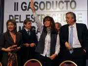 Inaugurando gasoducto