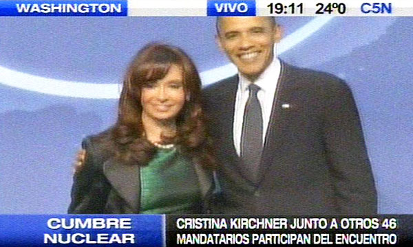 Cristina y Obama