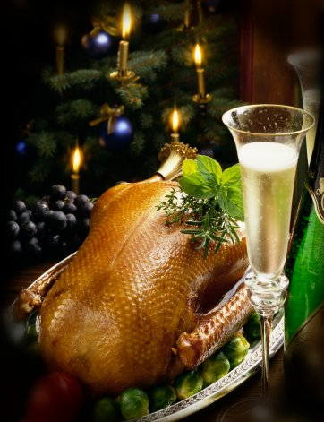 christmas goose stuffing