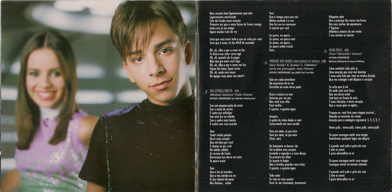 Encartes Pop Encarte Sandy & Junior