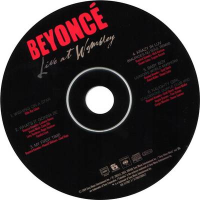 Beyonce Live At Wembley Cd