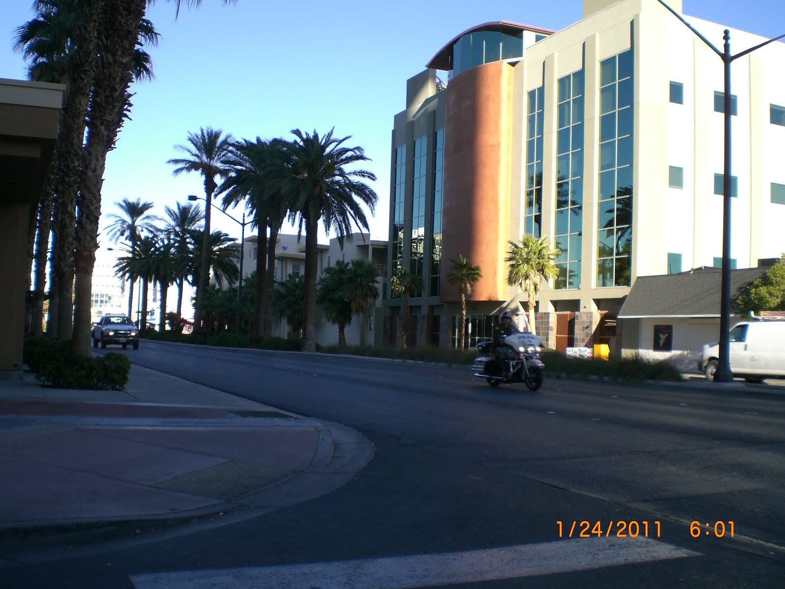 THE TIME ZONE LAS VEGAS: Cruising downtown on Las Vegas Blvd