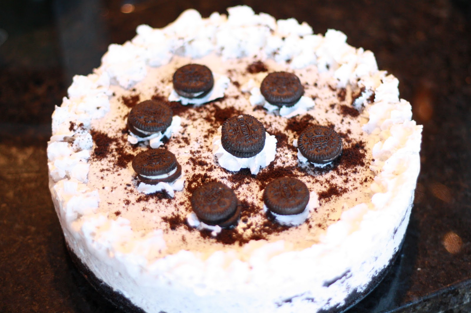 food.music.life. Oreo Ice Cream Cake
