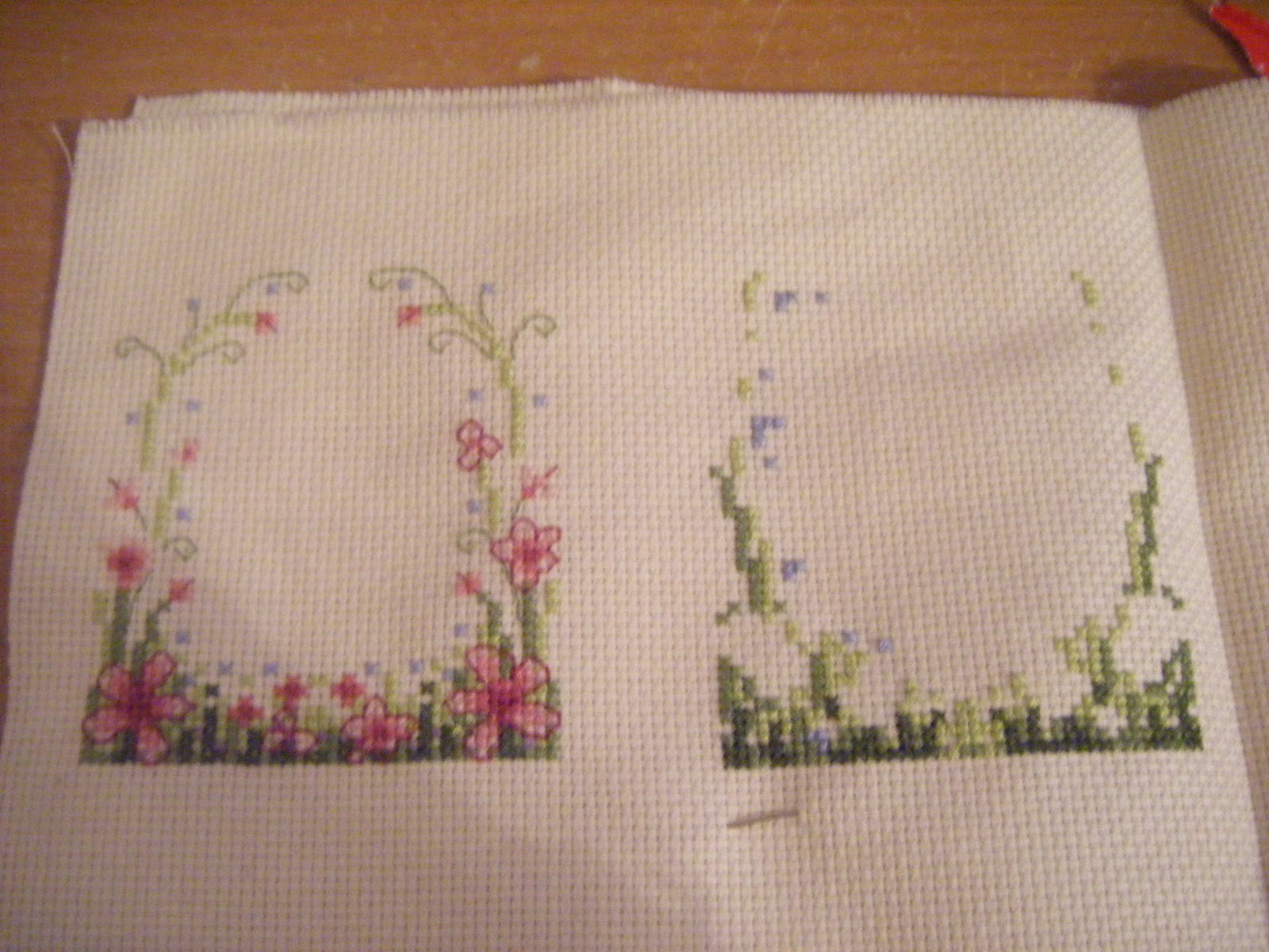 World Of The Stitcher Day 1 Of The Crazy Cross Stitch Challenge