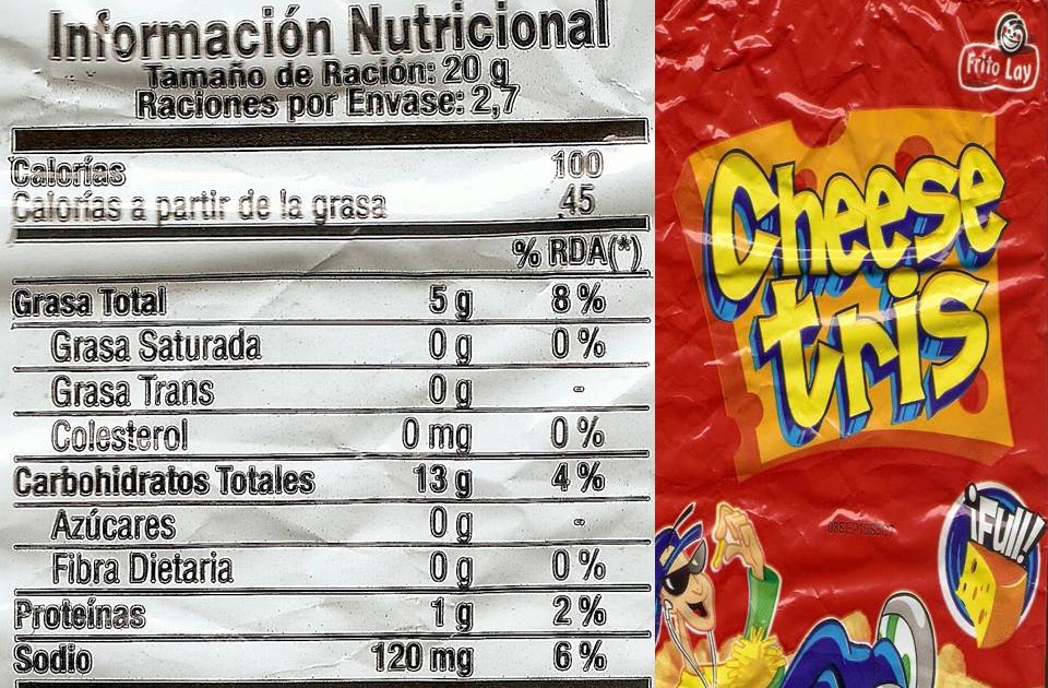 INFORMACIÓN NUTRICIONAL PH CHEESE TRIS INFORMACIÓN NUTRICIONAL PH CHEESE TRIS