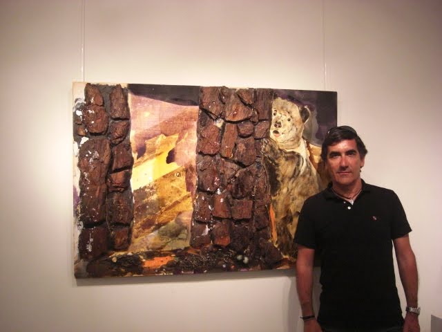 Francisco Urbano with work