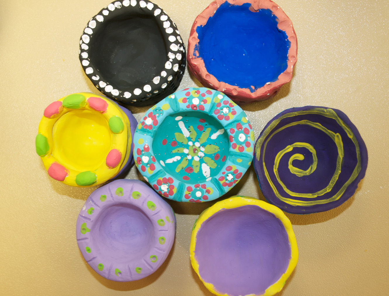 Art Instructor Danica Papali Clay Pinch Pot Creations