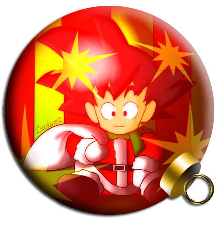 Goku y Vegeta: Feliz Navidad y Año Nuevo!