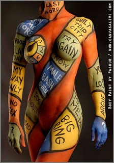 Numbers And Combination Of Colors In Painting Body Art