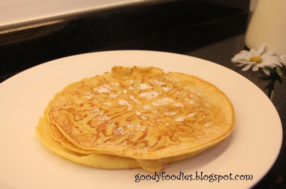 GoodyFoodies I cooked Sweet English Pancakes