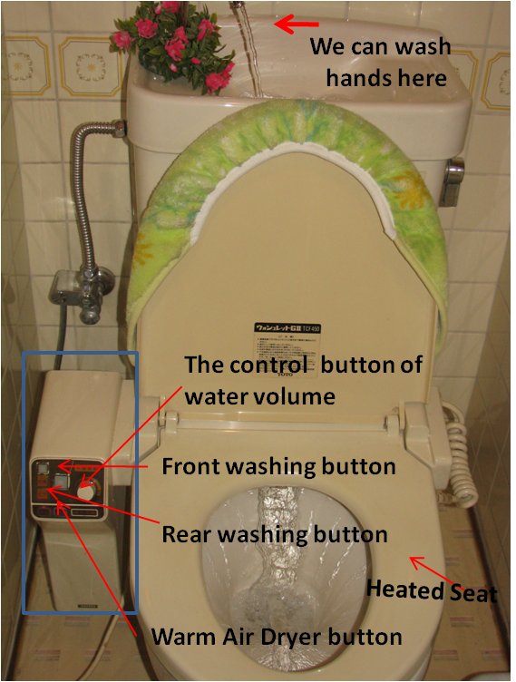 Japanese Language & Culture Lessons Warm Water Cleaning Toilet Washlet