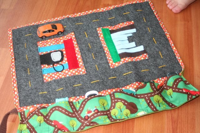 Sweet Little Things: The Secret Project: Car Rug/Caddy