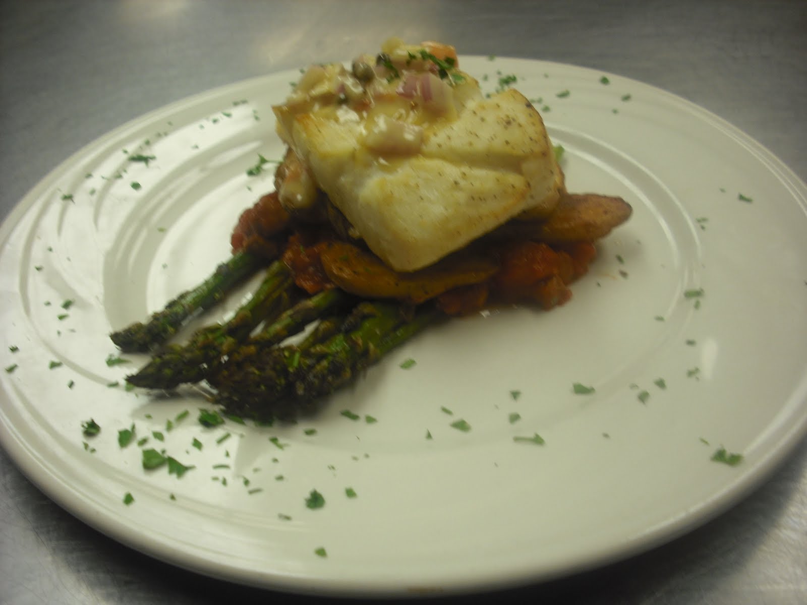 French Laundry Day 37, PanRoasted Halibut