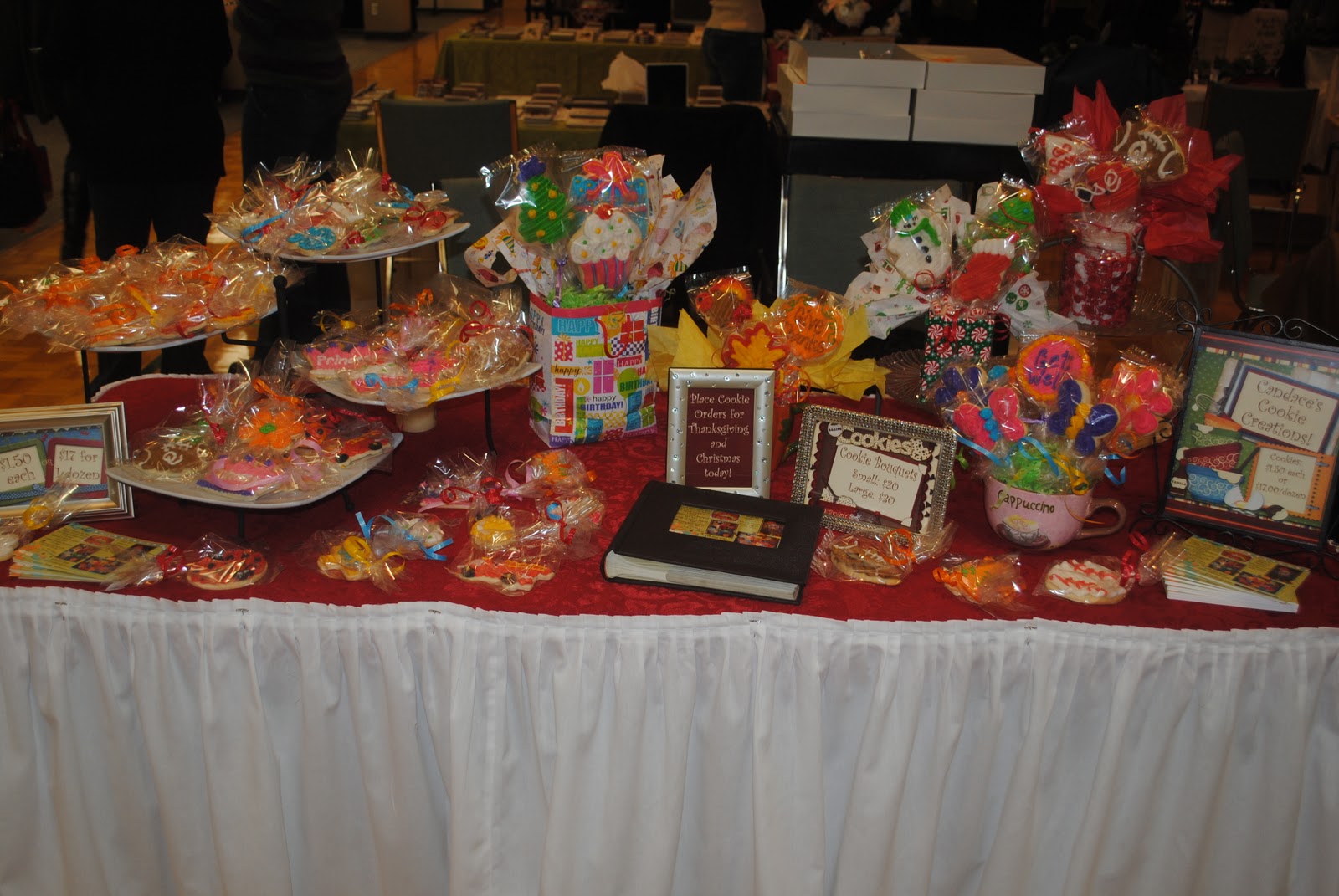 Candace's Cookie Creations Cookies at the Craft Fair
