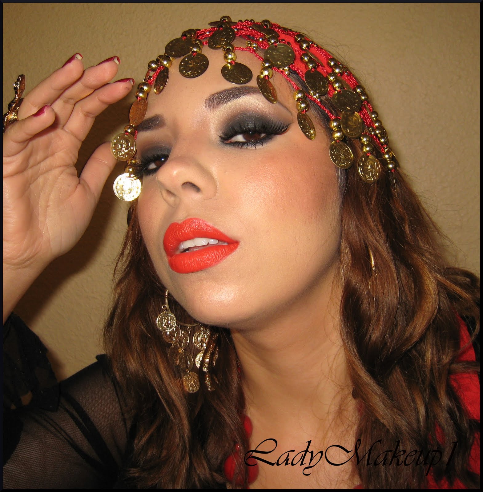 Gypsy Makeup Maquillaje de Gitana Dreams, Colors and Glitter