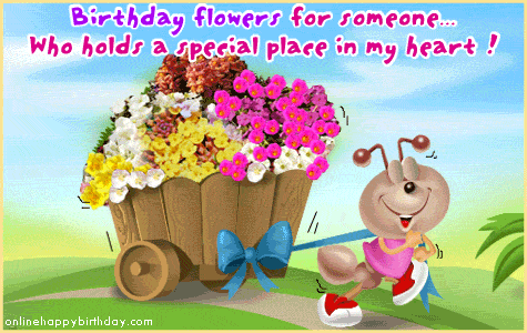 Happy Birthday Sweet Kusum: Animated Image