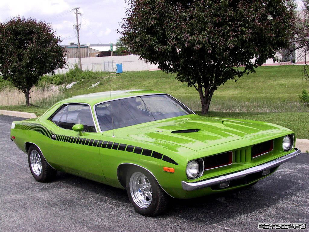 Plymouth Hemi CUDA Green