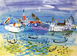 dufy raoul venice paintings artist 1934 watercolors gazette incredible illustrations did watercolor venise scene 1938 french belles choses drawings france
