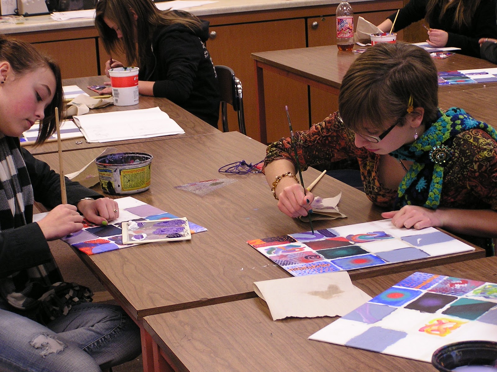 Sequim High School Visual Arts Painting class