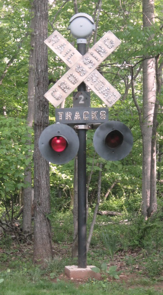 WILEY RAILROAD RELIC GARDEN in the foothills of the Blue
