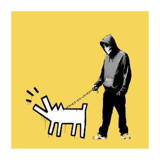 Banksy Choose Your Weapon Print Soft Yellow