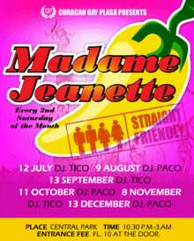 Mme Jeanette by Curacao Gay Plasa 13 di Sèptèmber