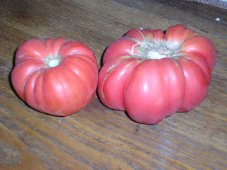 Ripe Brandywine Tomatoes