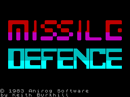 ZX Spectrum Missile Defence