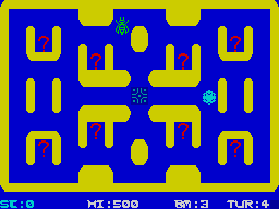 ZX Spectrum game Turtle Timewarp Level 1