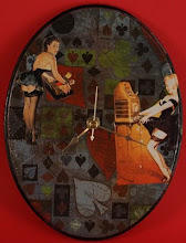 Pin-Ups Collage Clock