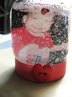 One Crafty Monkey: Craft: Valentine's Snow Globe
