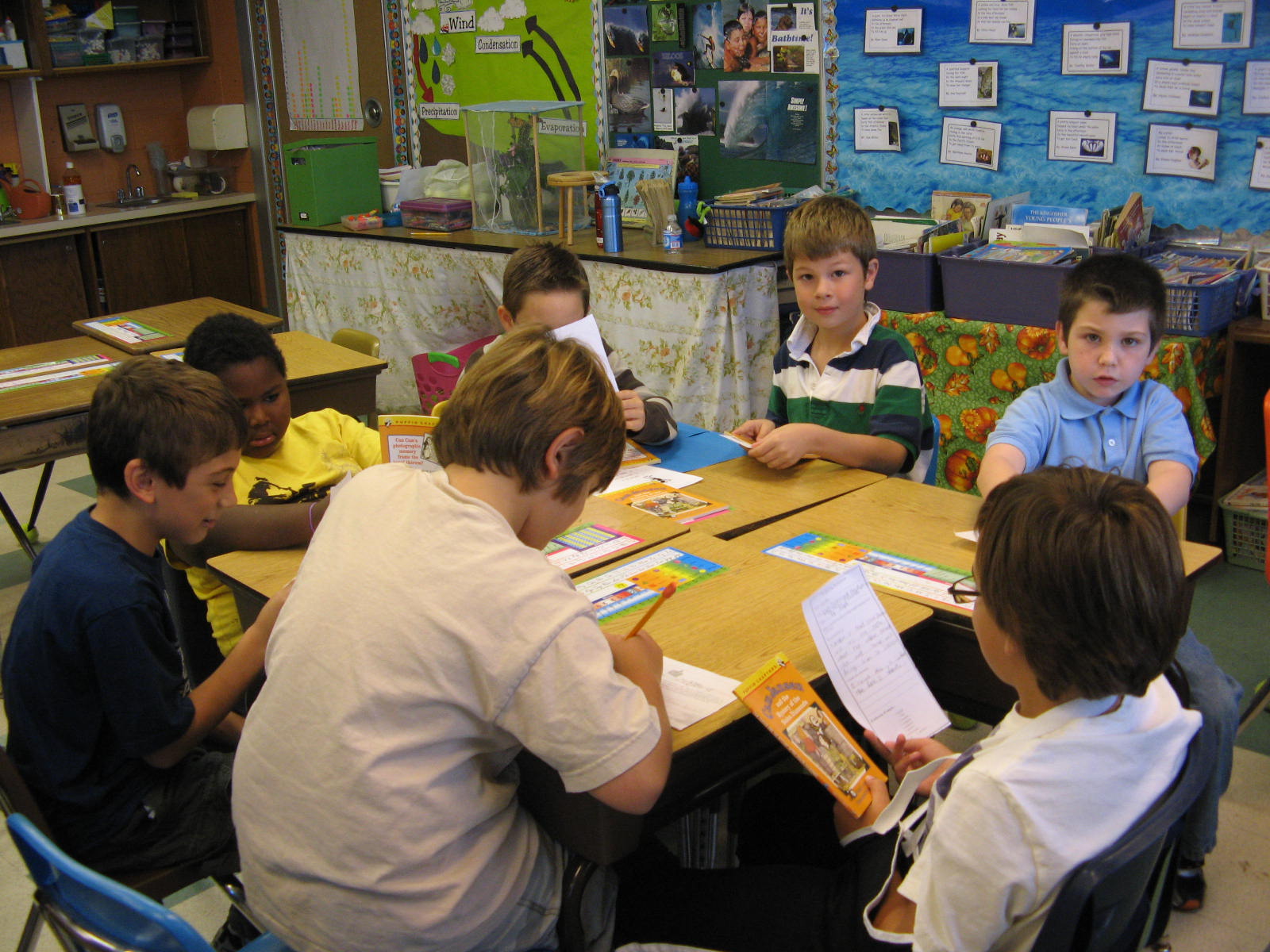 Mrs. Rathbone's Third Grade Class Literature Circles in Reading