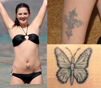 Drew Barrymore Tattoo | Fresh Tattoo Ideas