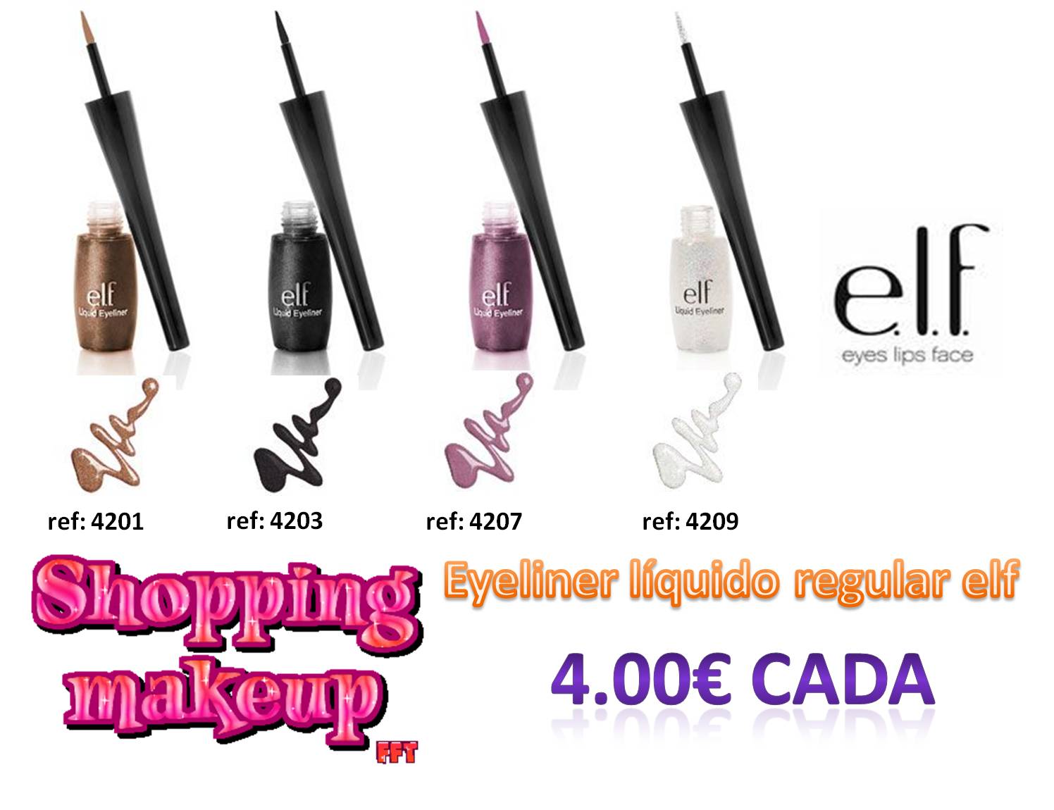 Olhos NOVO eyeliner liquido regular elf