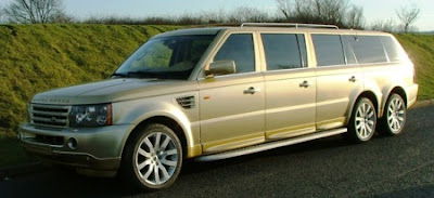 Car Blog Review: Range Rover Sport limousine with 6 wheels!