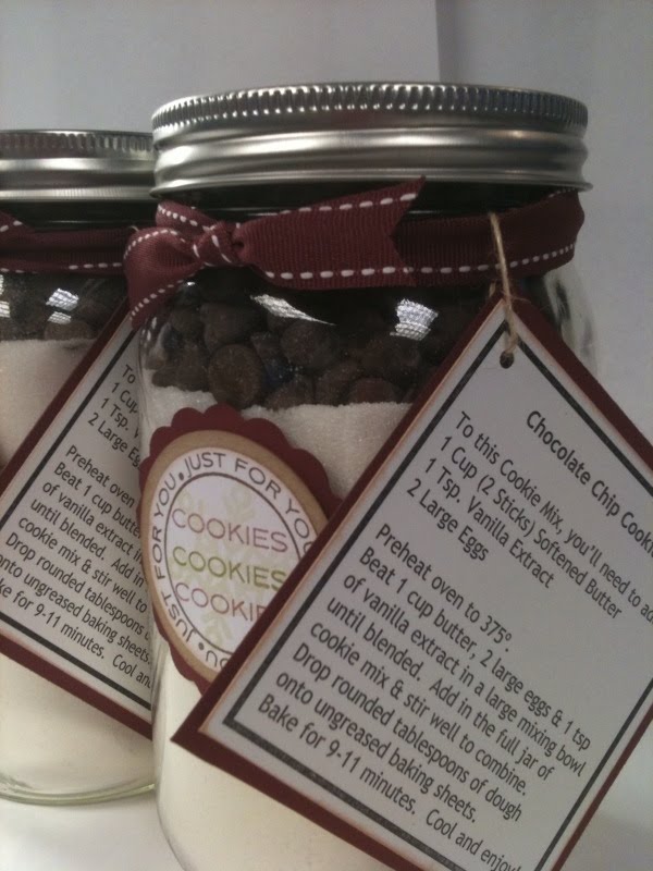 Just for You by Jessica Chocolate Chip Cookies in a Jar