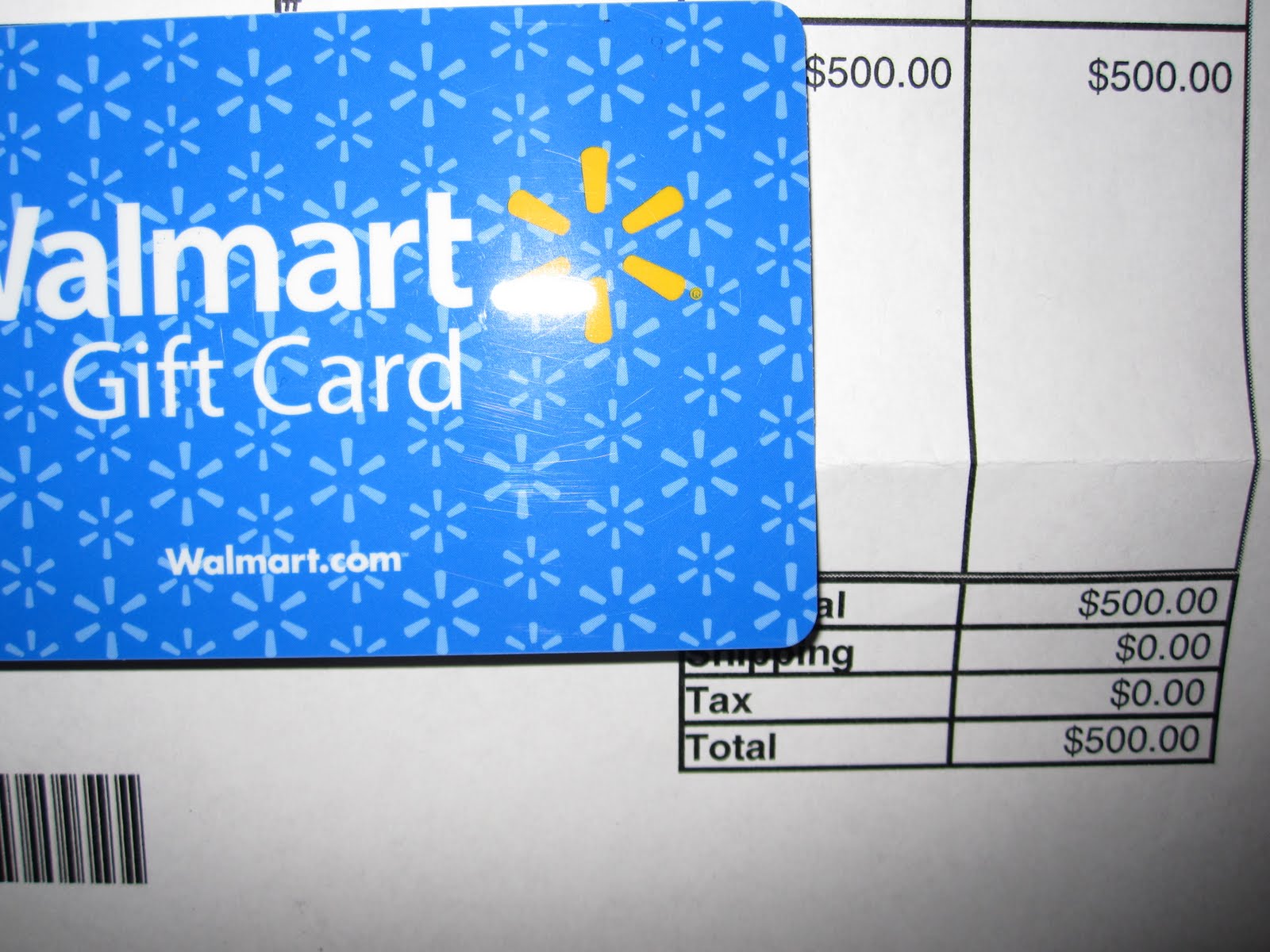 Michelle's Bargains and Freebies: How I got a 500.00 Wal-Mart Gift Card ...