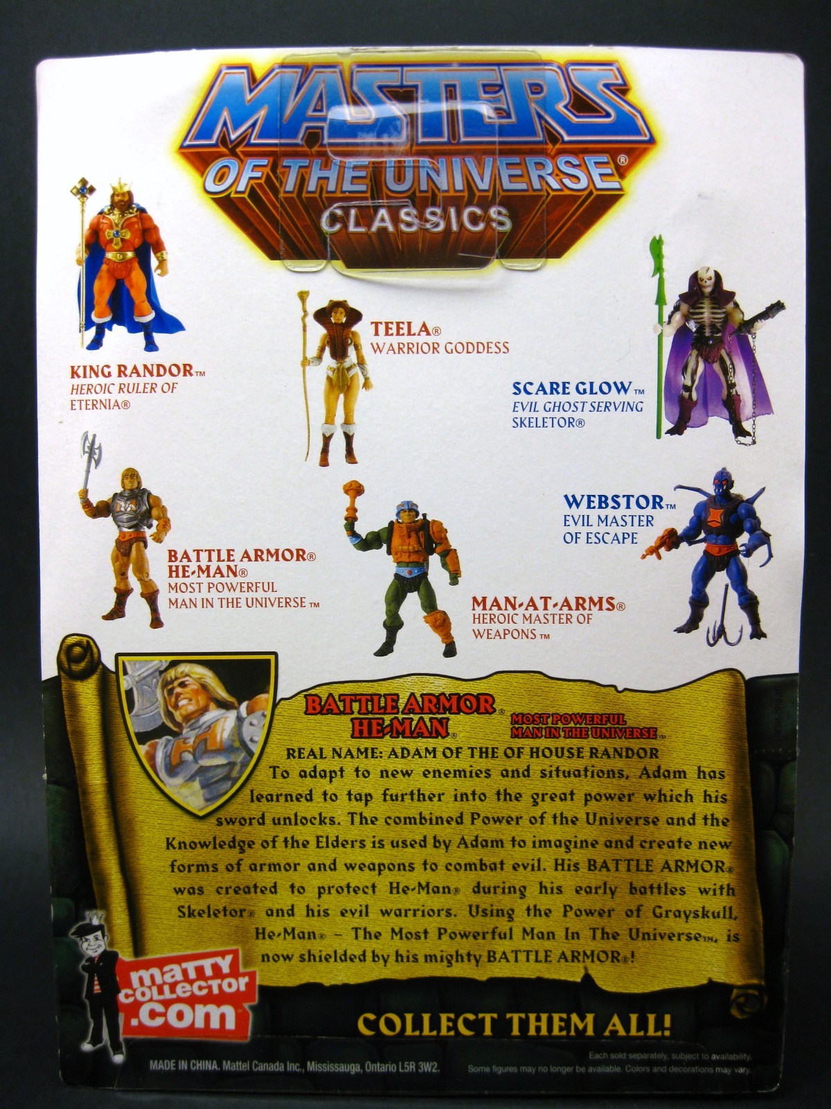 MOTU Classics - Battle Armor He-Man (Mattel) - Neuf Sous Blister