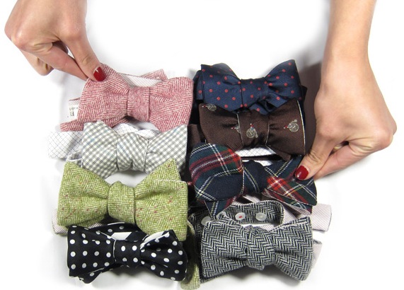 chic simplicity: figs: threads for threads. ties and bow ties.