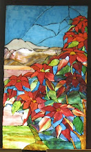 Poinsettia Window