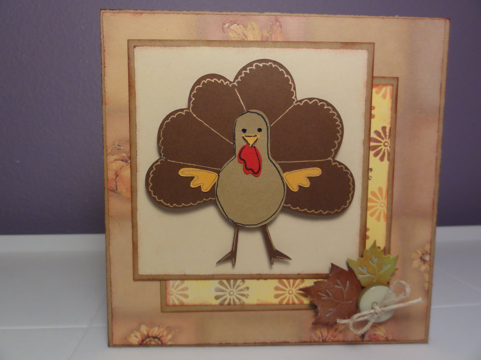 The Cricut Bug: Thanksgiving Turkey Card