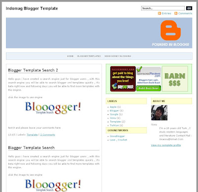 Indomagz Premium Blogger Template