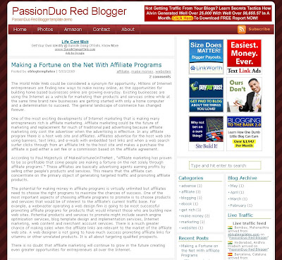 PassionDuo Red Template