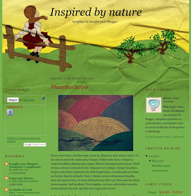 Inspired by nature blogspot theme