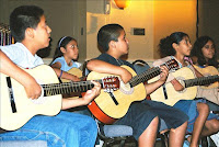 kids playing instruments and singing