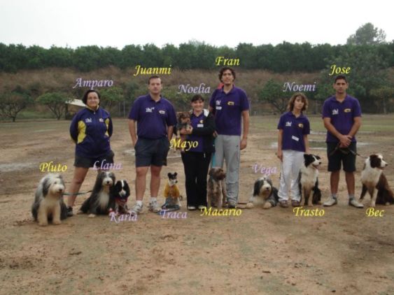 La foto del equipo de competición al completo