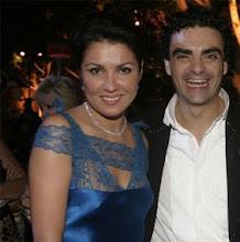 Anna and Rolando at the season opening gala weekend of the LA opera in September 2006