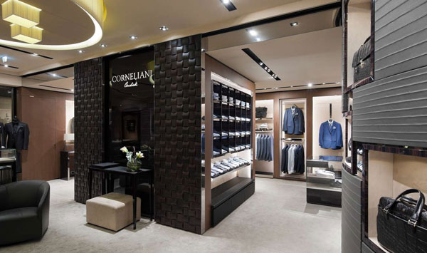 Pure Masculine Elegance - Corneliani Flagship Boutique, Milan ...
